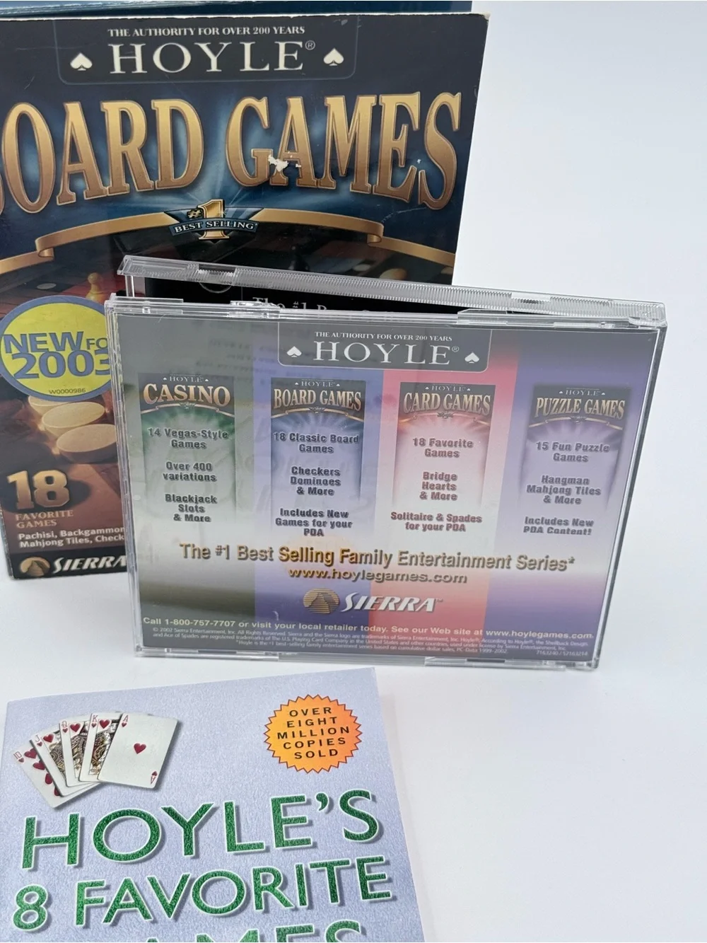Hoyle Puzzle, Card & Board Games - Boxes, Cases, Manuals -No Games (PC MAC 2004)